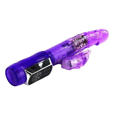 Vibratore Rabbit Viola con 12 Vibrazioni e Rotazioni a 4 Funzioni